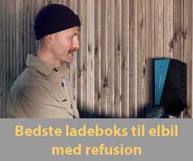 Ladeboks til elbil med refusion og abonnement