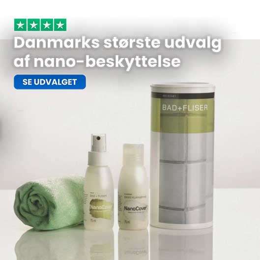 nano-imprægnering, der beskytter overflader mod snavs og fugt