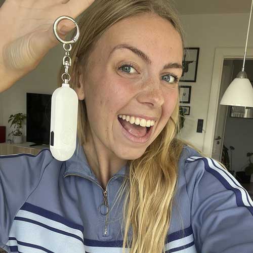 Overfaldsalarm med kraftig lyd